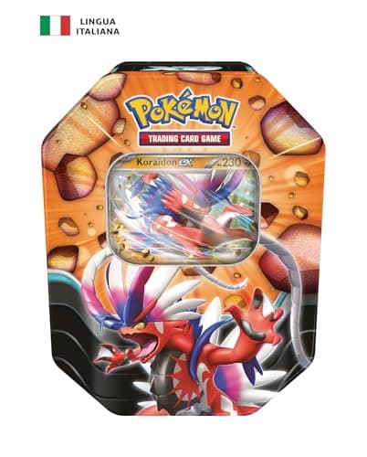 GCC Pokémon: scatola da collezione Leggende Sovrane - Koraidon-ex (una carta olografica e quattro buste di espansione)