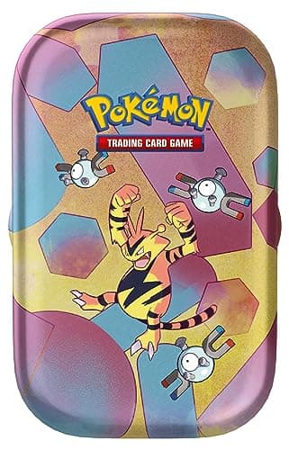 Pokémon Miniscatola da collezione Scarlatto e Violetto-151 del GCC Electabuzz (due buste di espansione, una moneta e una carta con illustrazione), edizione in italiano, 210-60390