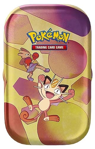Pokémon Miniscatola da collezione Scarlatto e Violetto-151 del GCC Meowth (due buste di espansione, una moneta e una carta con illustrazione), edizione in italiano, 210-60396