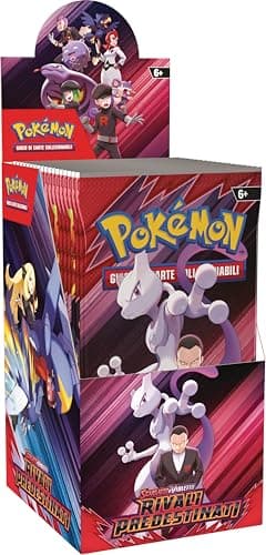 Pokémon GCC: espositore di buste dell’espansione Scarlatto e Violetto - Rivali Predestinati (18 buste di espansione)