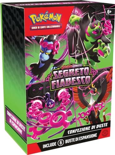 Confezione di buste dell’espansione Scarlatto e Violetto - Segreto Fiabesco del GCC Pokémon (6 buste di espansione), edizione in italiano