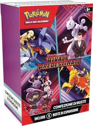 Pokémon GCC: confezione di buste dell’espansione Scarlatto e Violetto - Rivali Predestinati (sei buste di espansione)